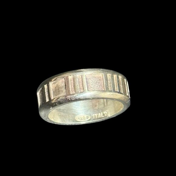 Tiffany & Co. Atlas Ring Sterling Silver 925 Width 6mm (1/4 in) Size 5 - Picture 5 of 10